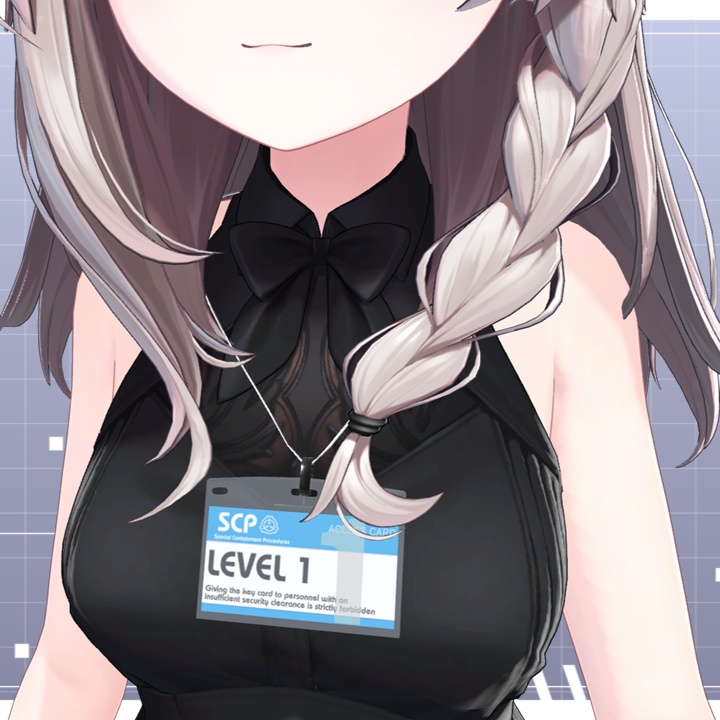SCP機密指定アクセサリー【ヘアピン&アクセスカード】