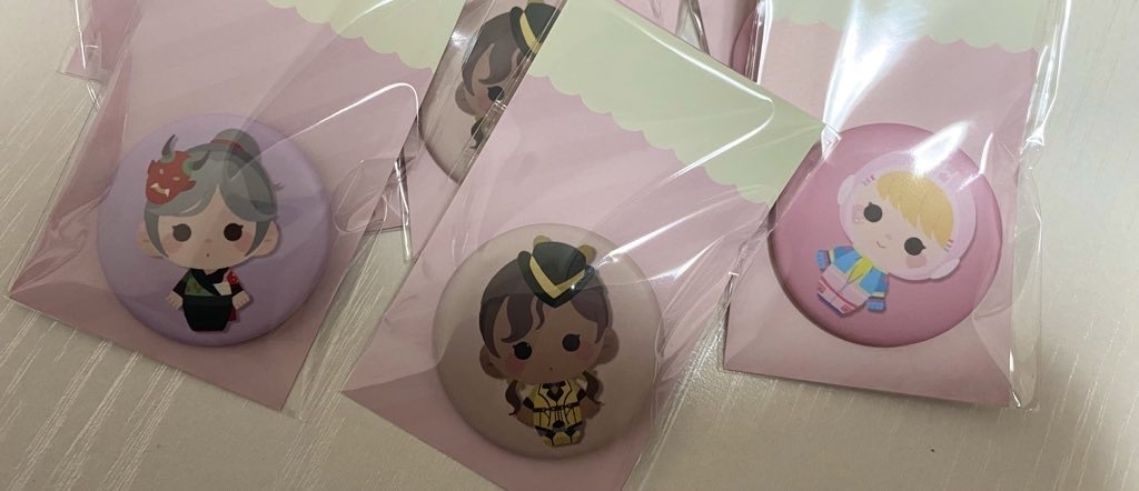 マット缶バッジ