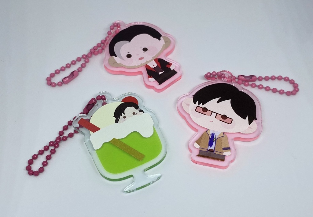 アクリルキーホルダー ピンク