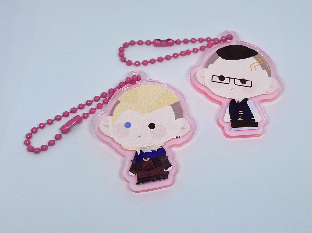 アクリルキーホルダー ピンク