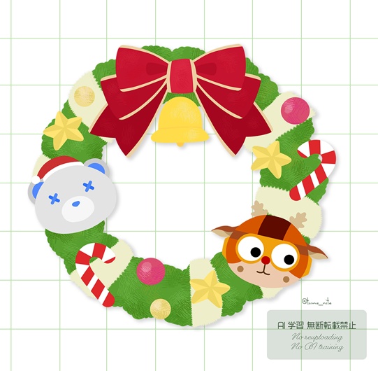 えぺクリスマスリース
