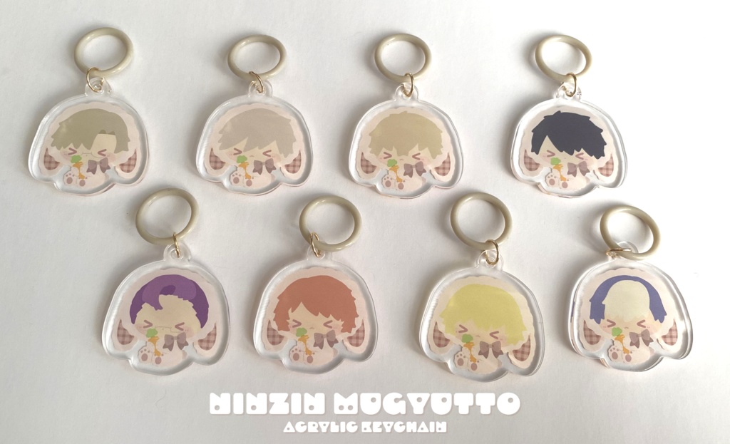 にんじんむぎゅっとめじるしアクキー