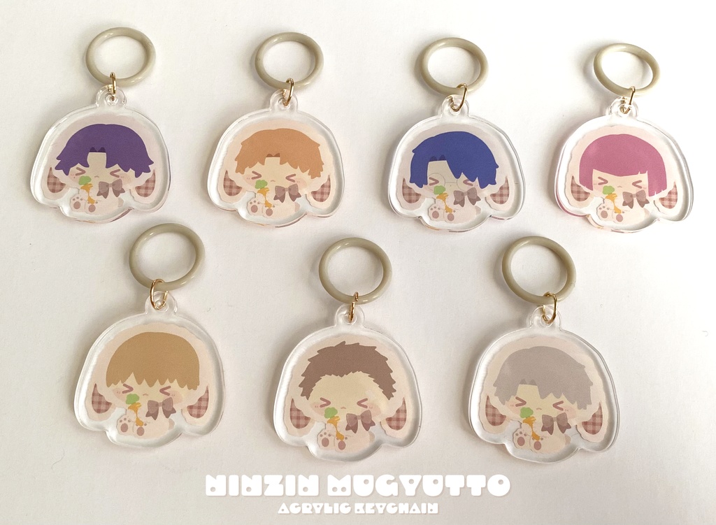 にんじんむぎゅっとめじるしアクキー