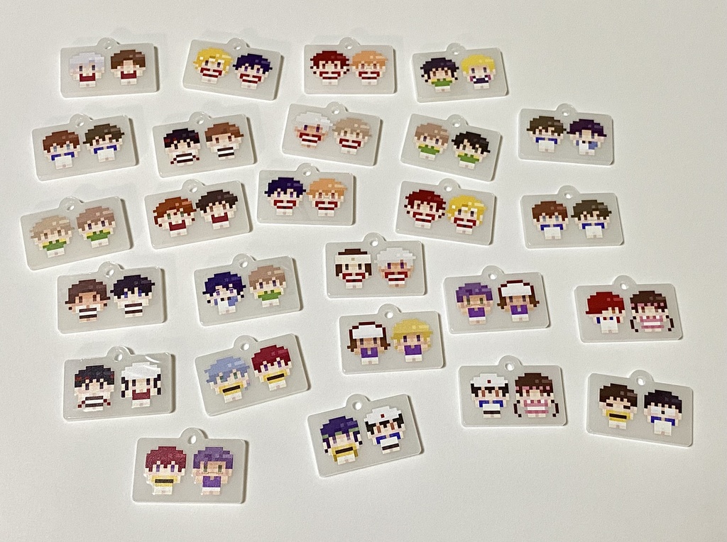 ペアドットめじるしアクキー