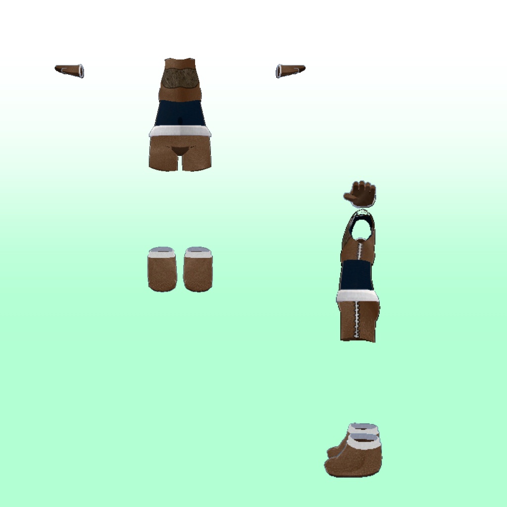 【まめふれんず対応】シンプルな革鎧