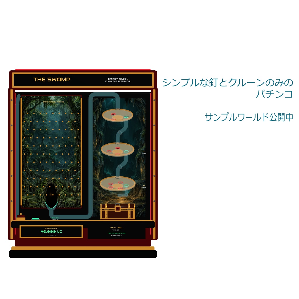 【AI使用品/Udonchips用ワールドギミック】The Swamp