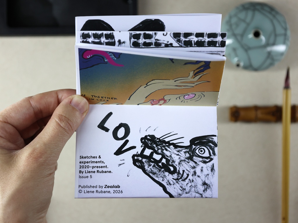 Artist sketchbook | Printable Mini Zine No. 5