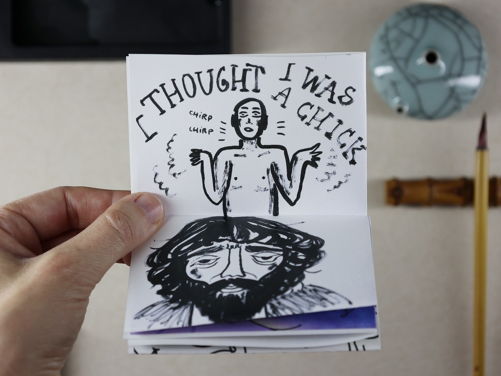Artist sketchbook | Printable Mini Zine No. 7