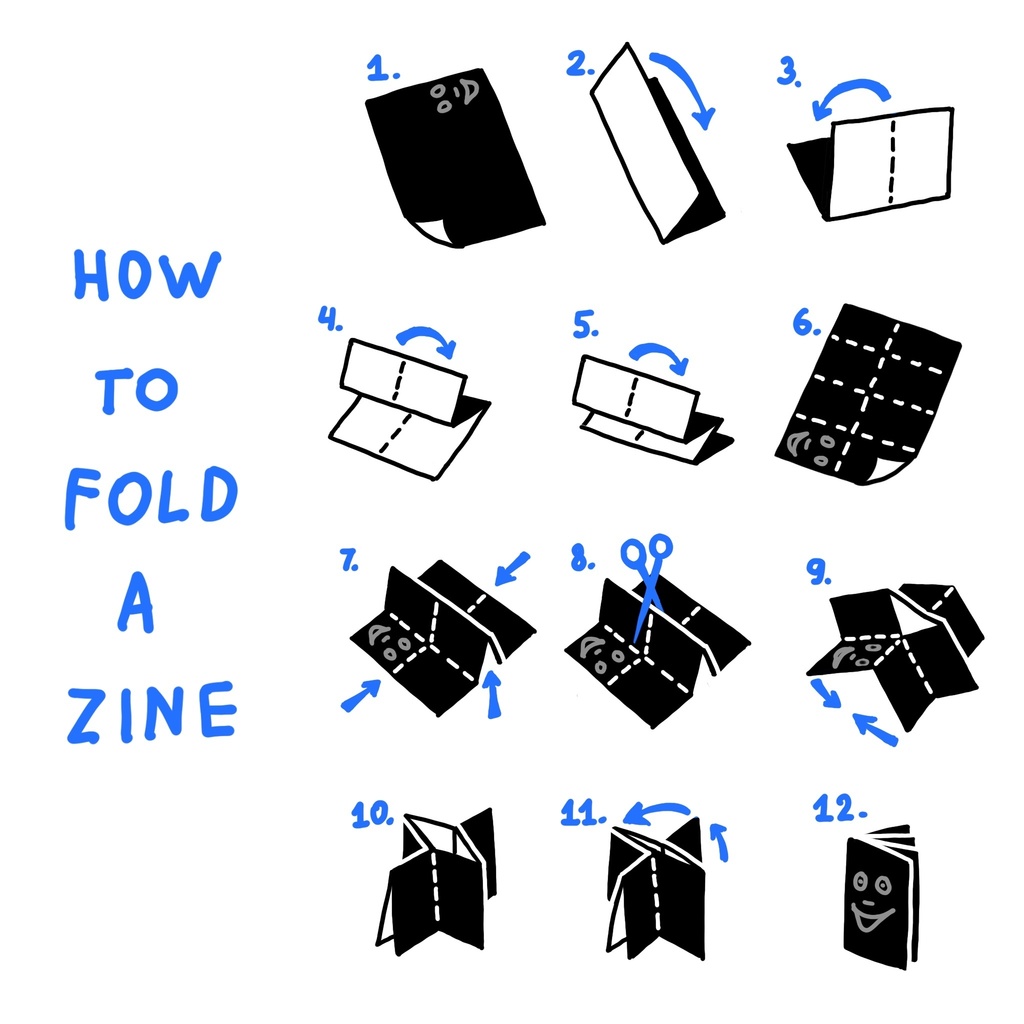 Artist sketchbook | Printable Mini Zine No. 8