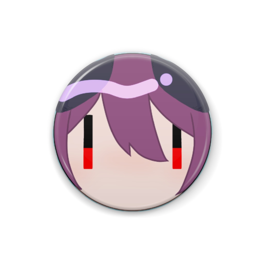 ツノちゃん　まんまる缶バッジ