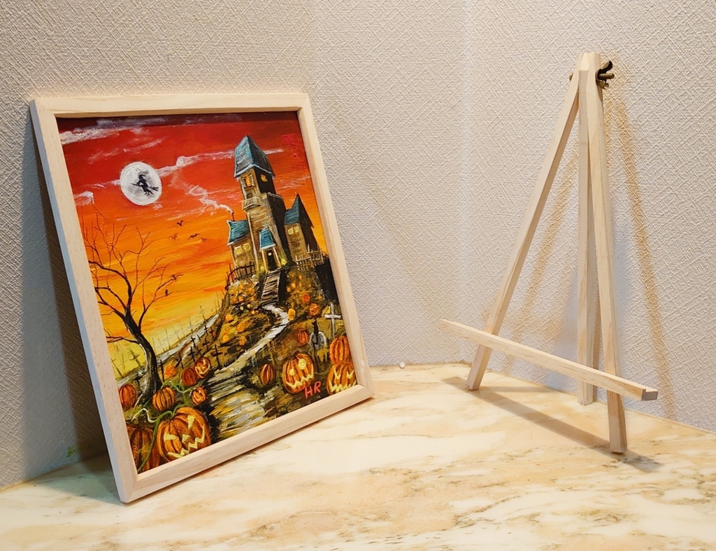 油絵 ハロウィン