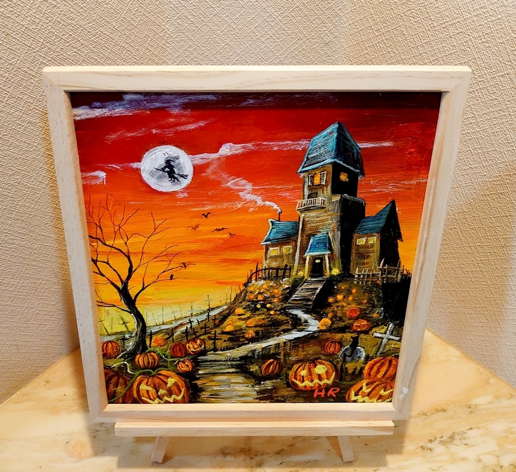 油絵 ハロウィン