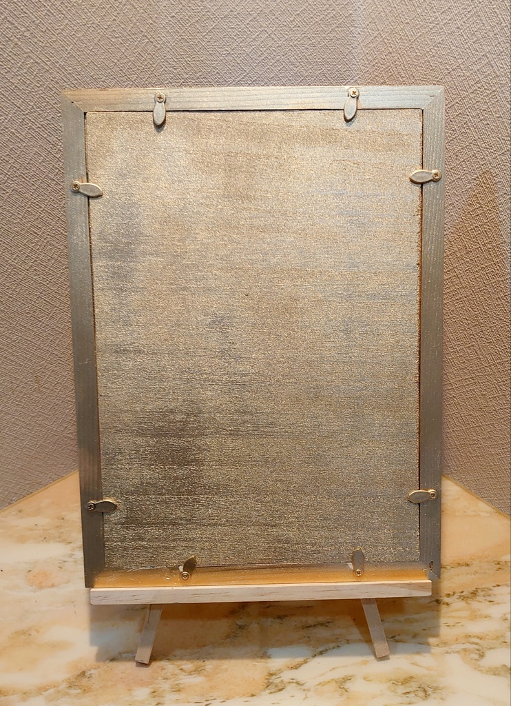 油絵 黄金クリスマスツリー