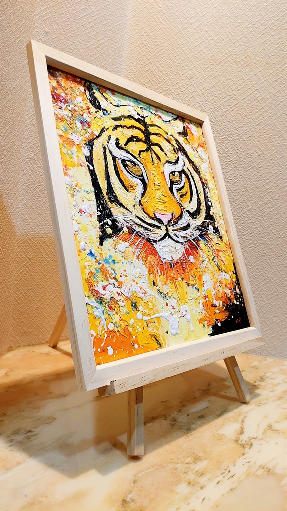 油絵 絵画【寅年】