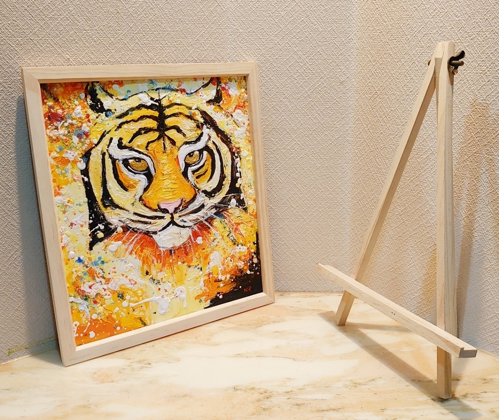 油絵 絵画【寅年】