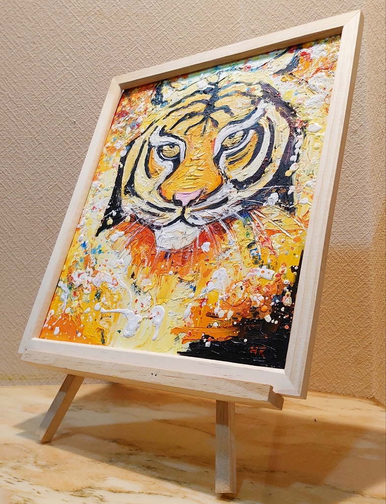 油絵 絵画【寅年】