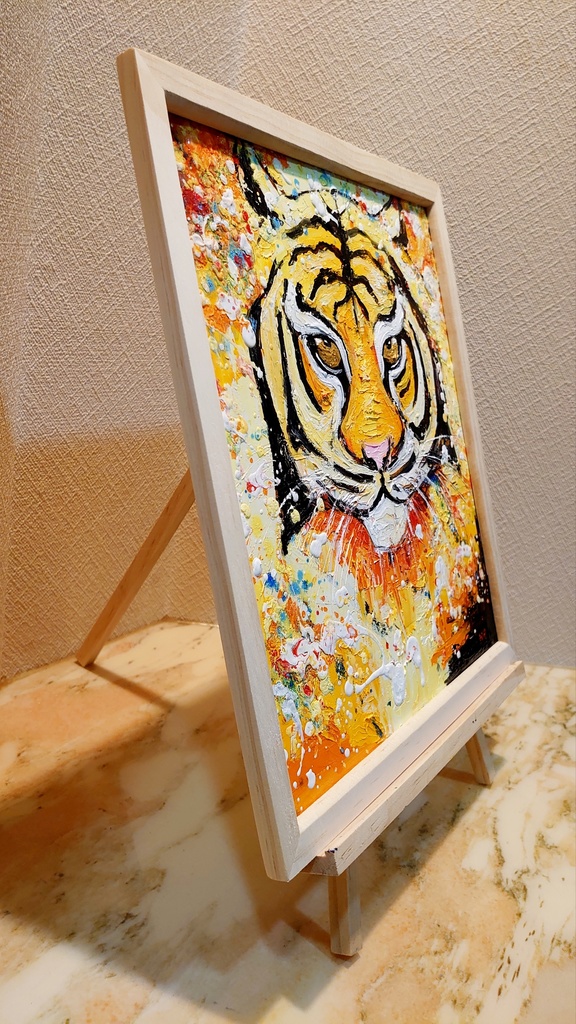 油絵 絵画【寅年】