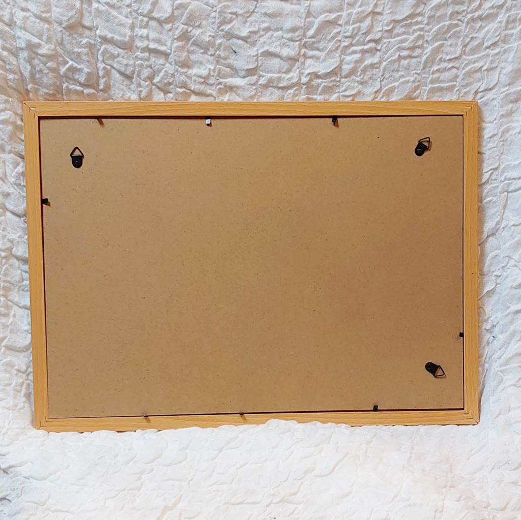 油絵 絵画 咲いた白の広場【A3】