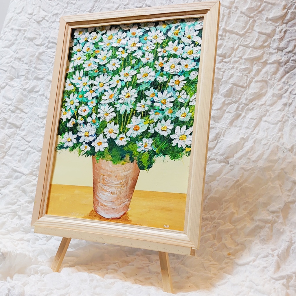 油絵 絵画【ノースポール】