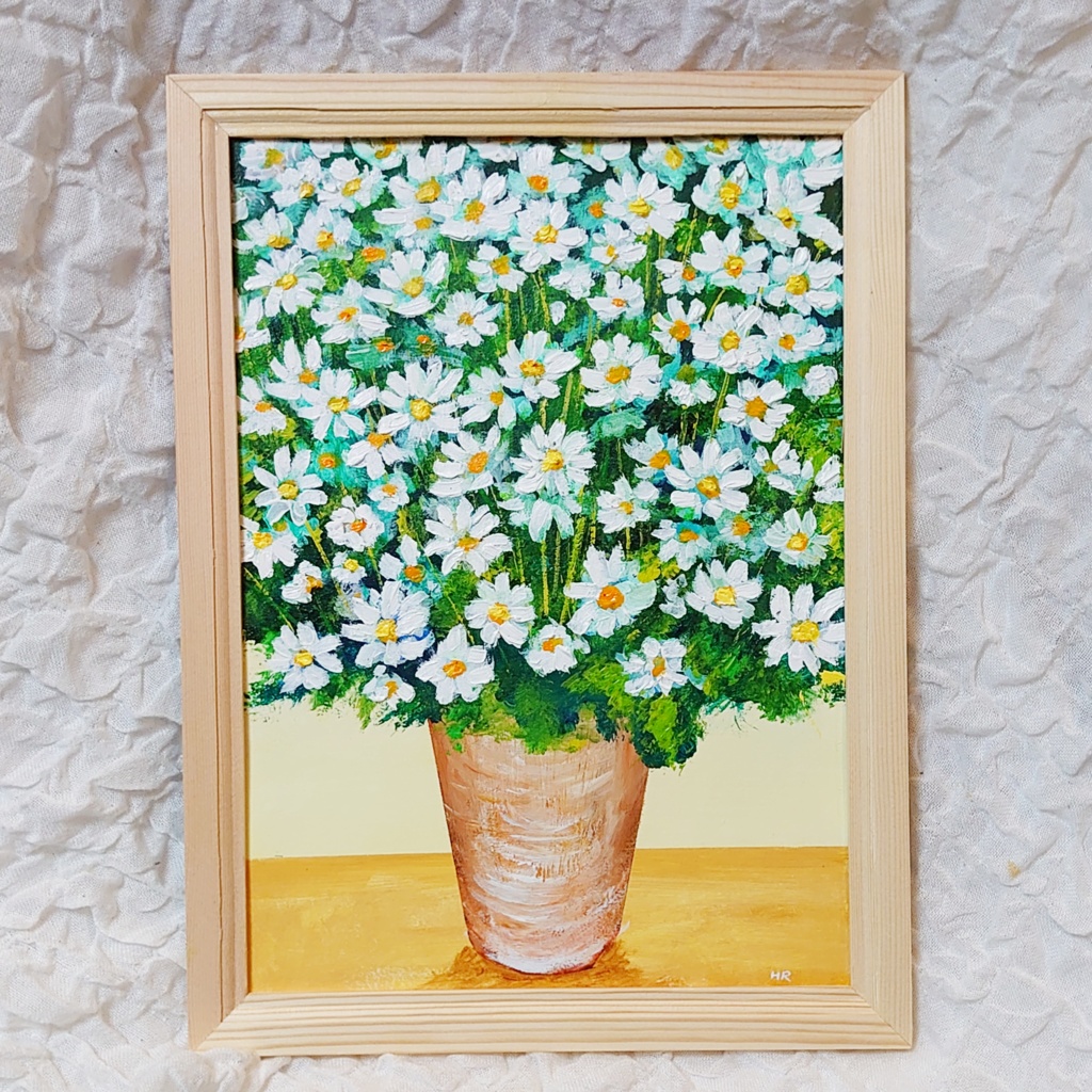 油絵 絵画【ノースポール】