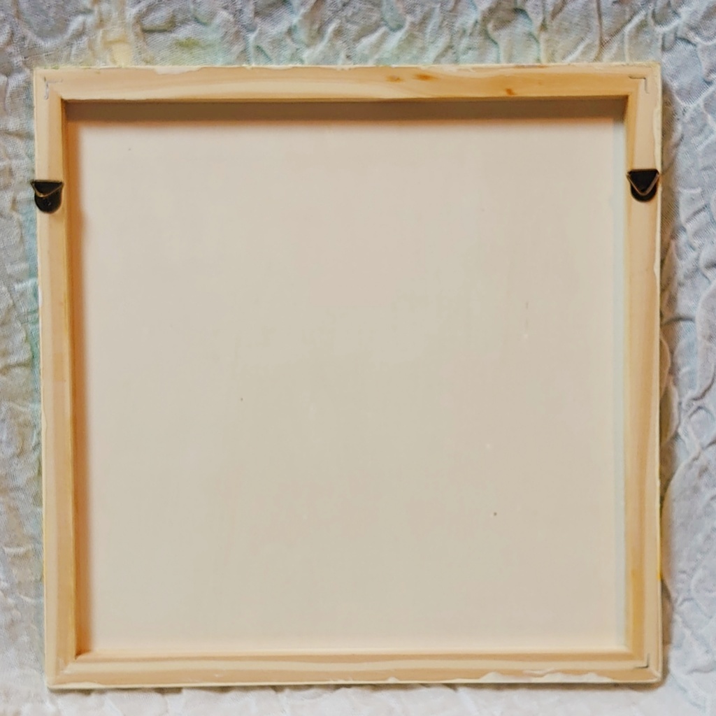 ファブリックボード・パネル絵画【かすみ草】