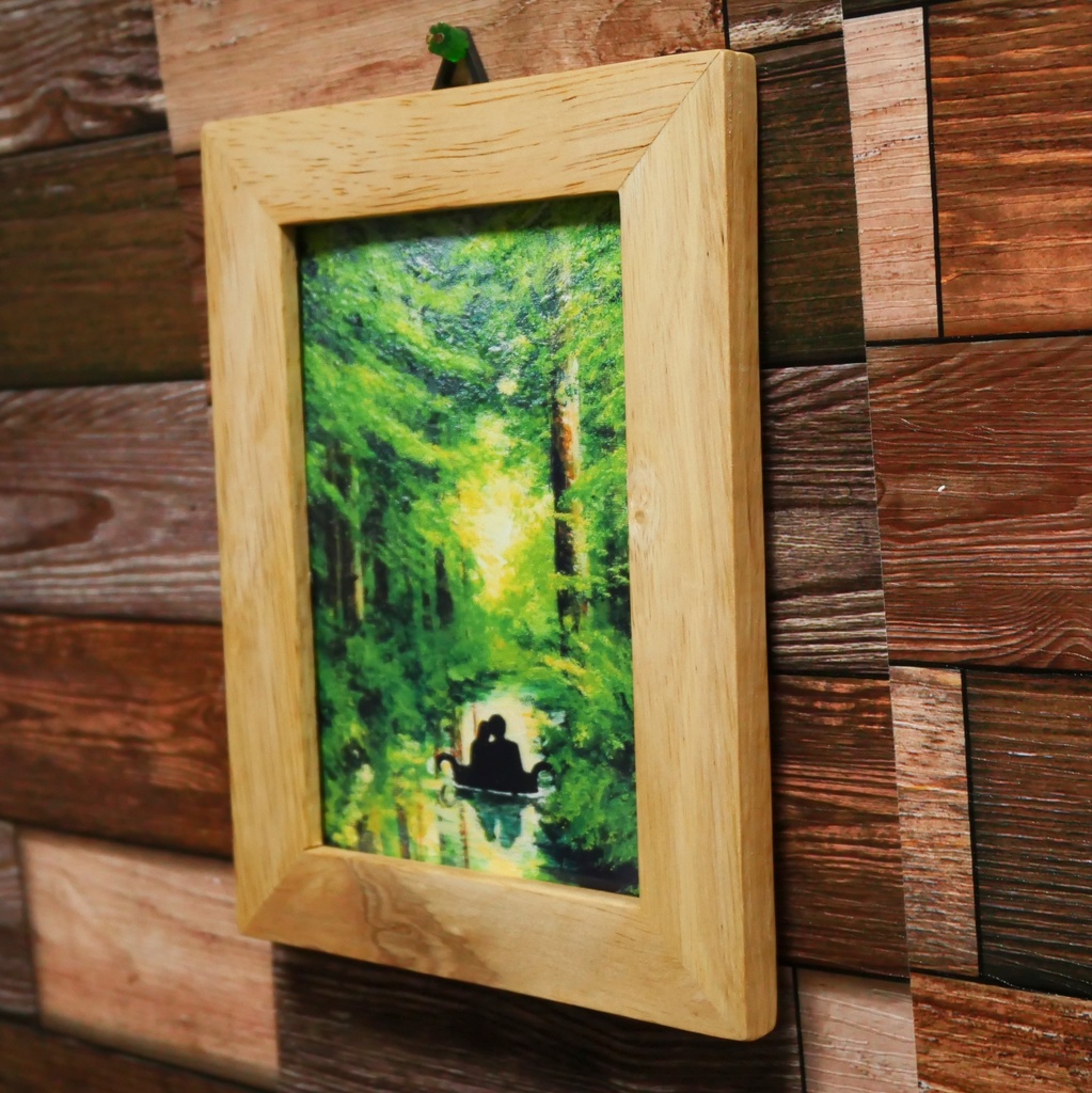 ポスターカード【緑の小舟に乗った恋人たち】