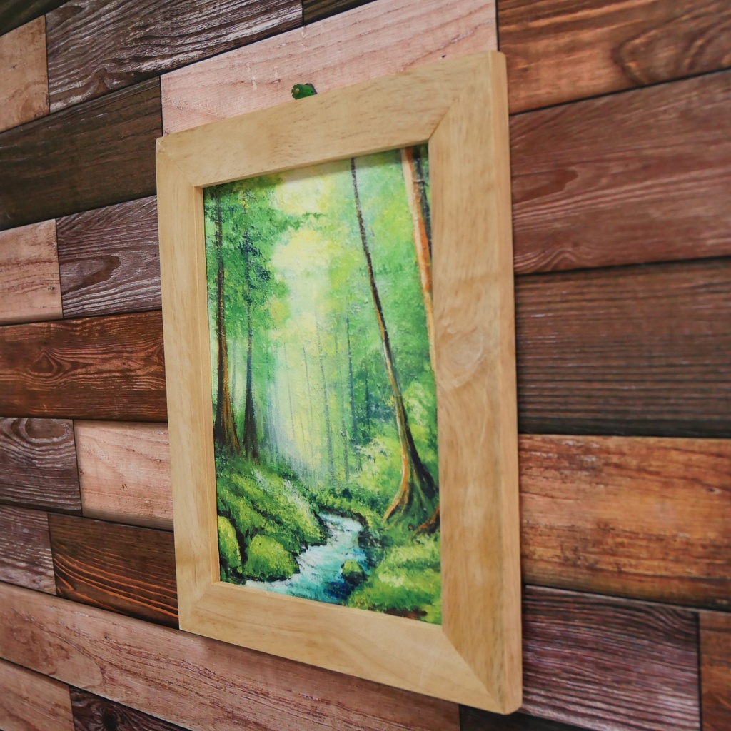 アートポスターカード【新緑の渓谷】