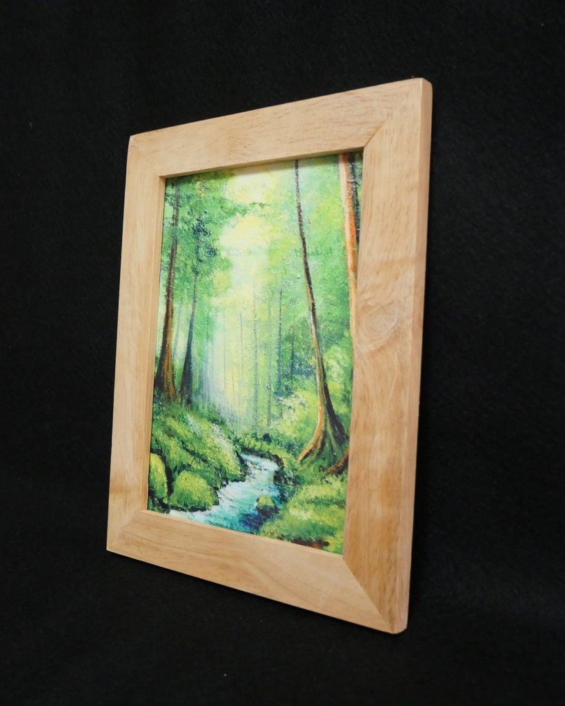 アートポスターカード【新緑の渓谷】