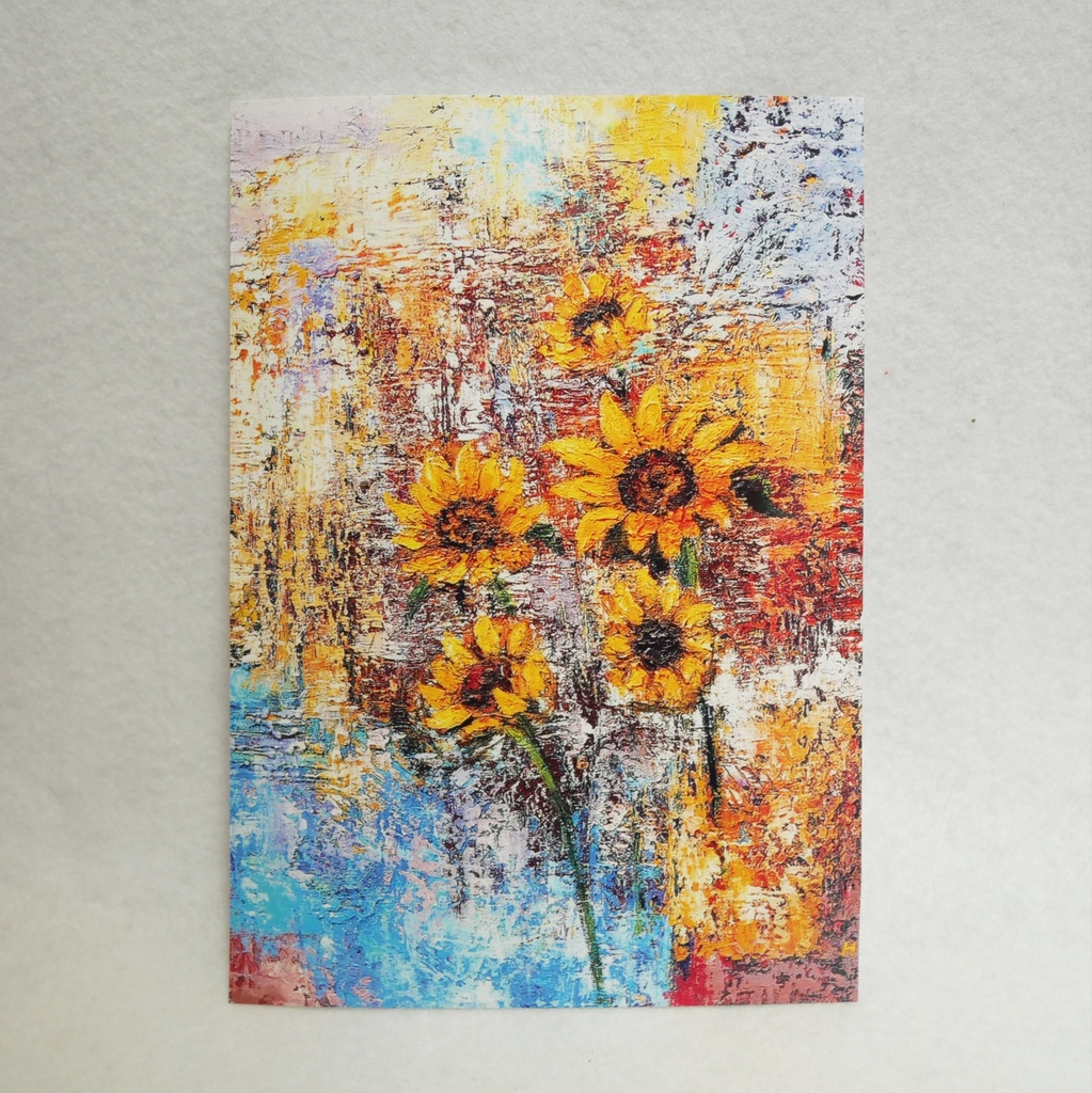 ポスターカード【ひまわり】