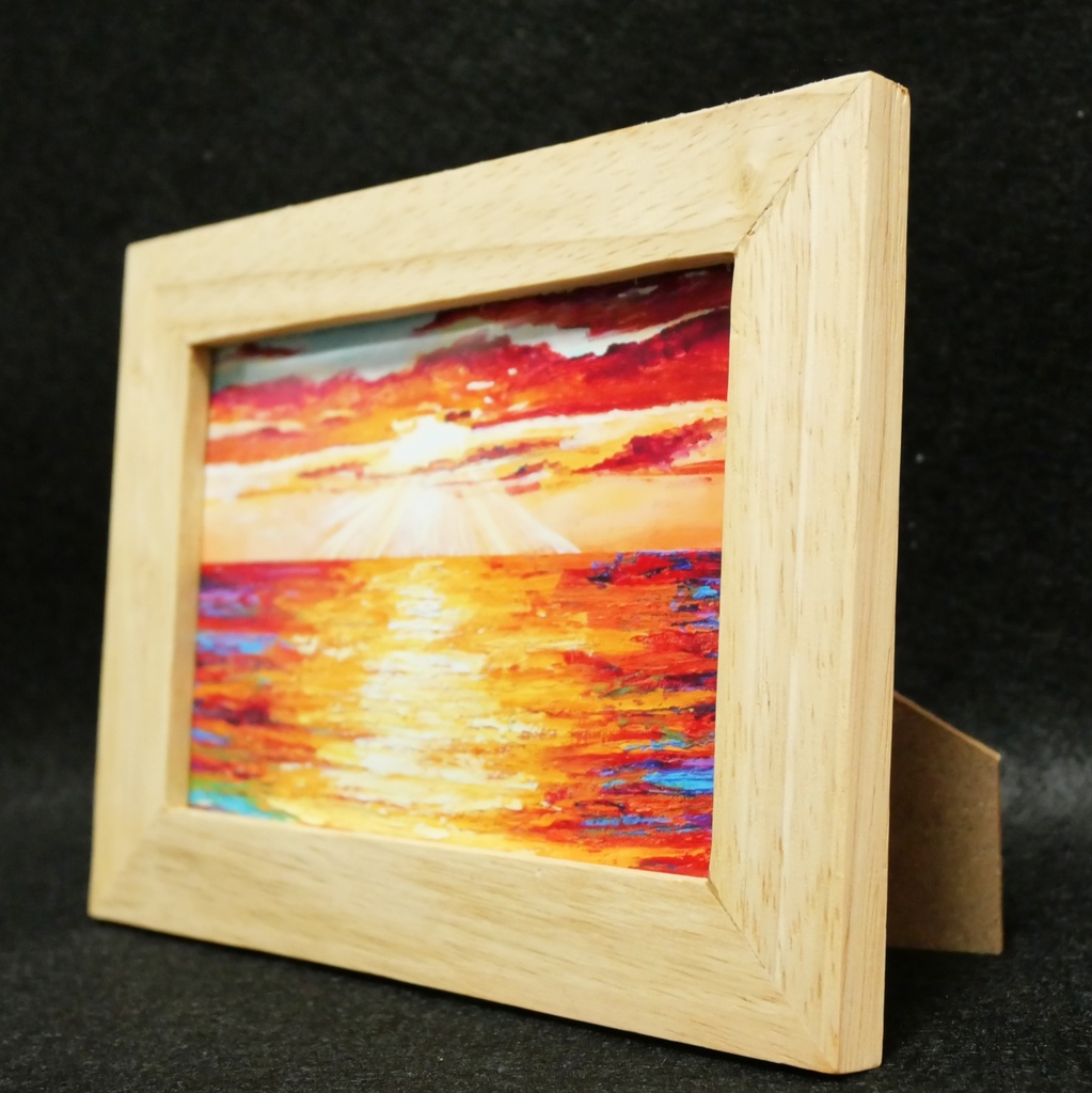 ポスターカード【夕日の海】