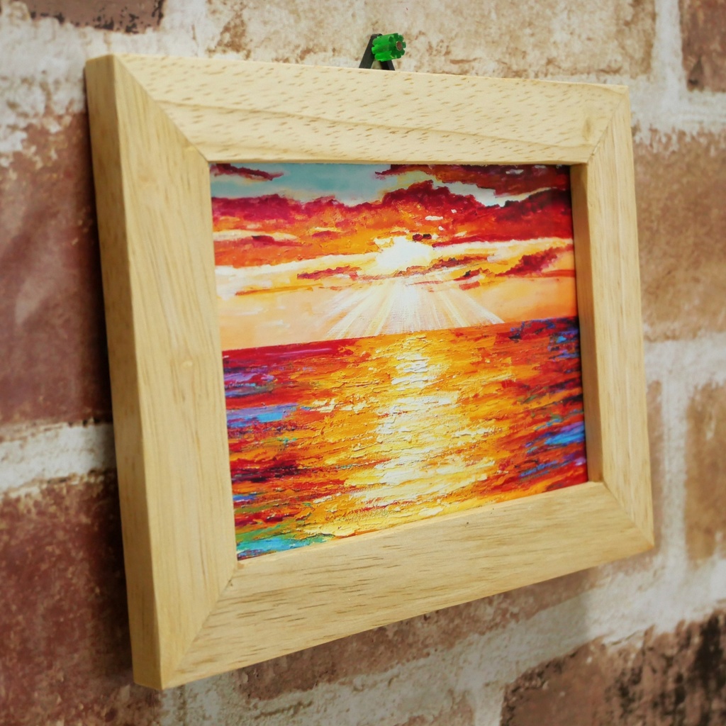 ポスターカード【夕日の海】