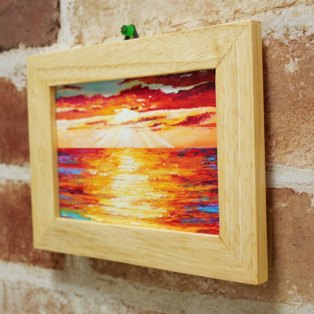 ポスターカード【夕日の海】