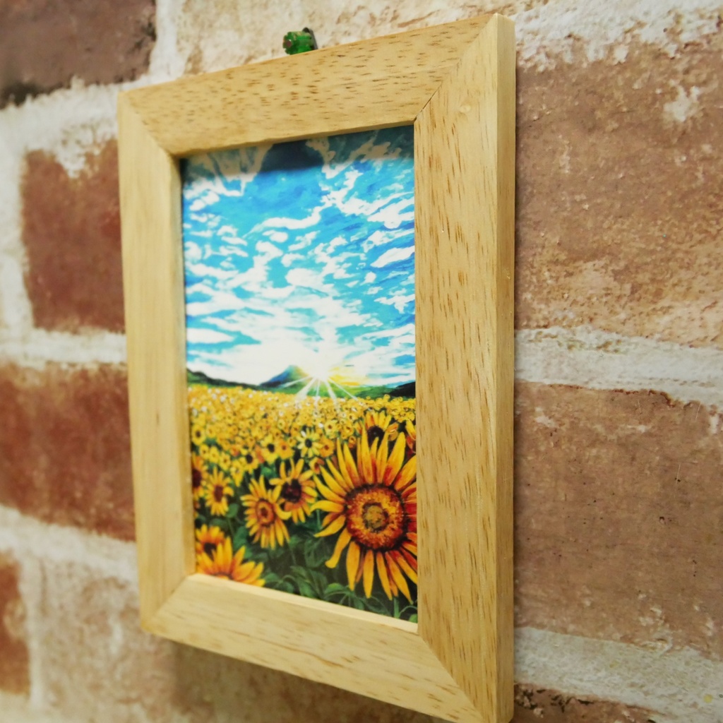 ポスターカード【山中湖のひまわり畑】