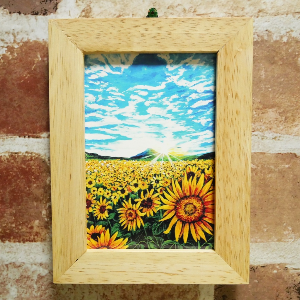 ポスターカード【山中湖のひまわり畑】