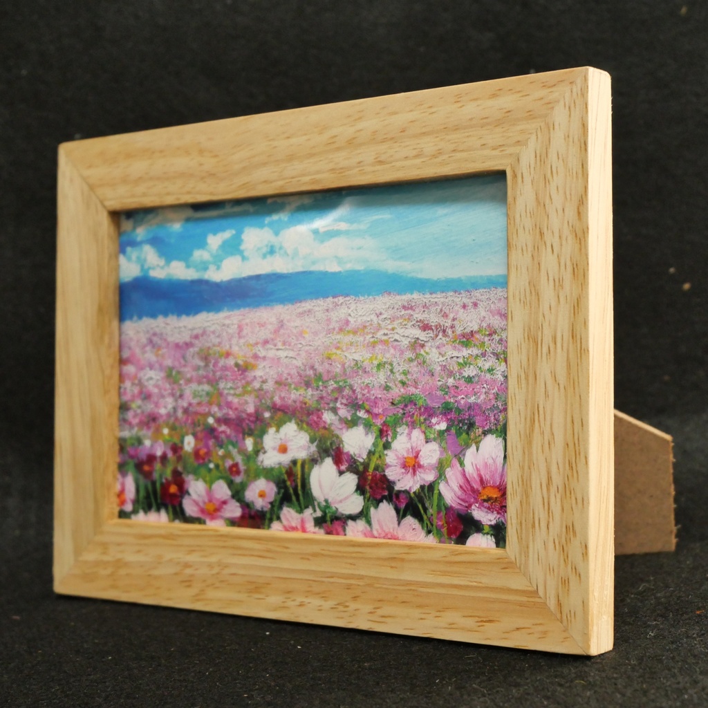 ポスターカード【コスモス畑と秋空】