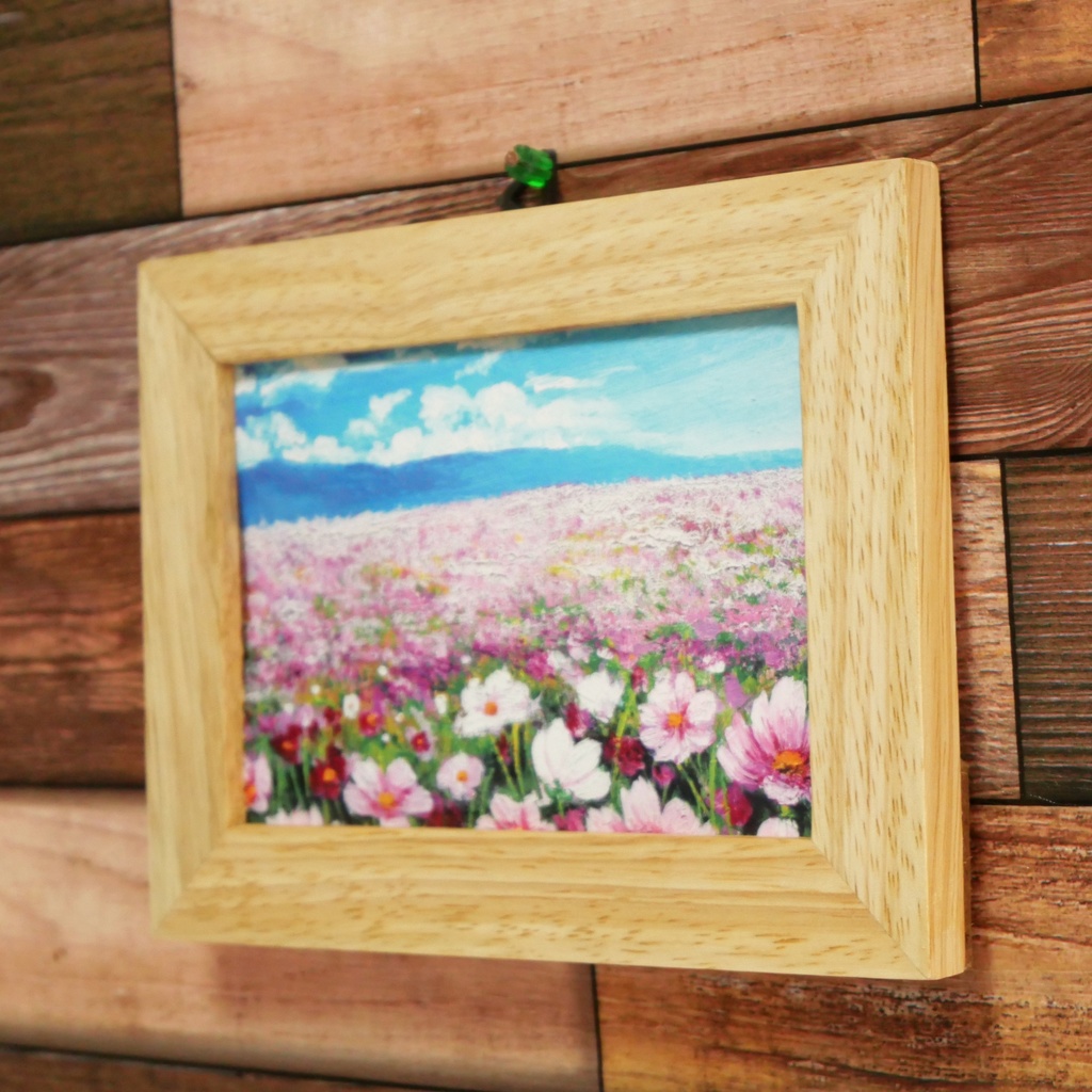 ポスターカード【コスモス畑と秋空】