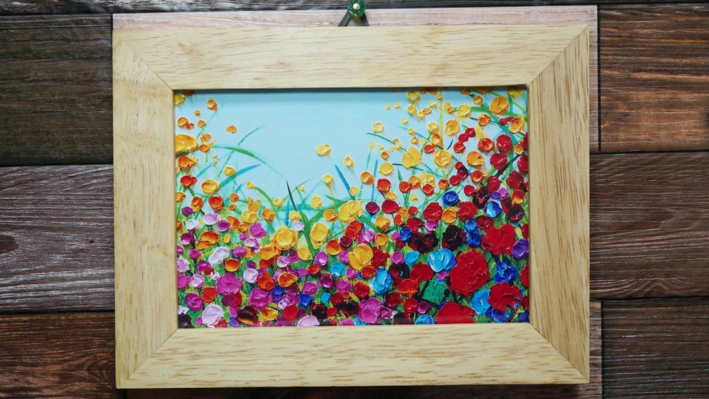 ポスターカード【野生のお花畑】