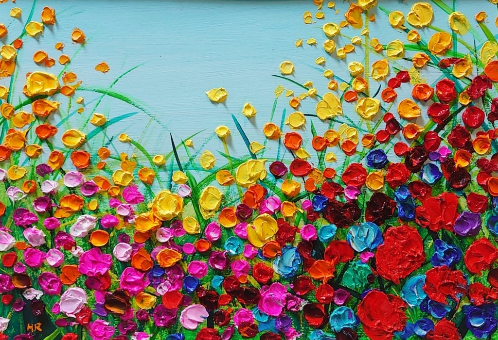 ポスターカード【野生のお花畑】