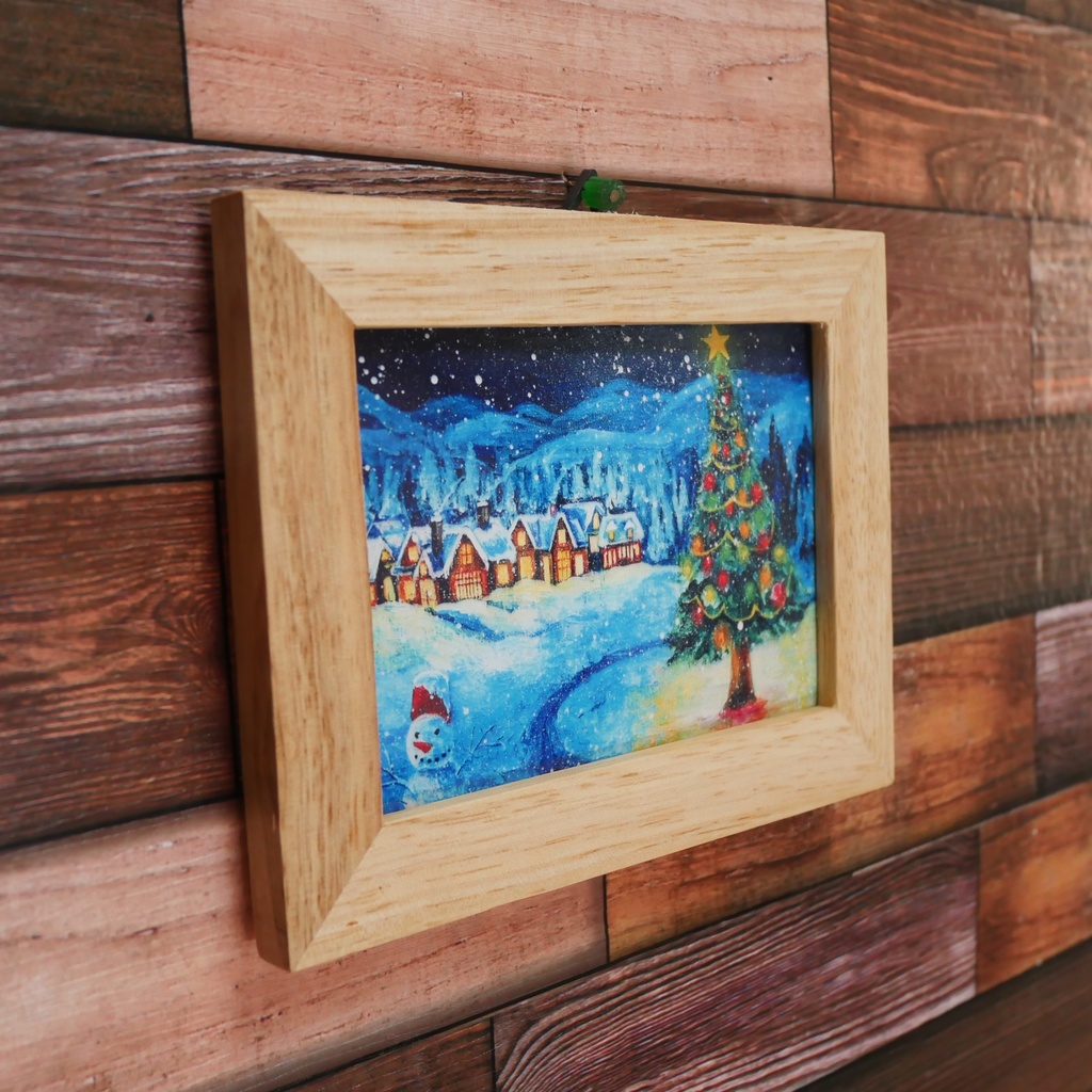 ポスターカード【クリスマス村】