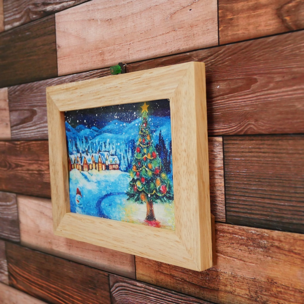 ポスターカード【クリスマス村】