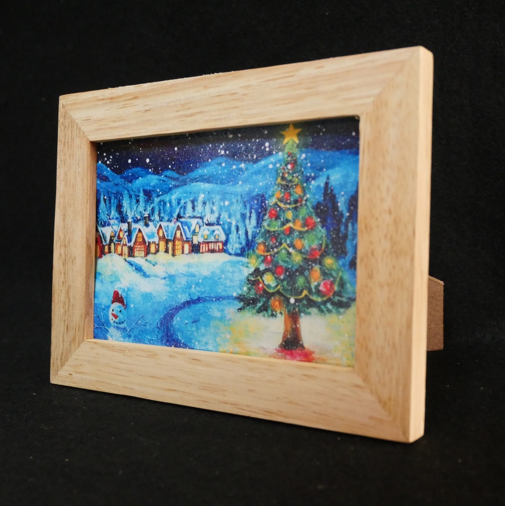 ポスターカード【クリスマス村】