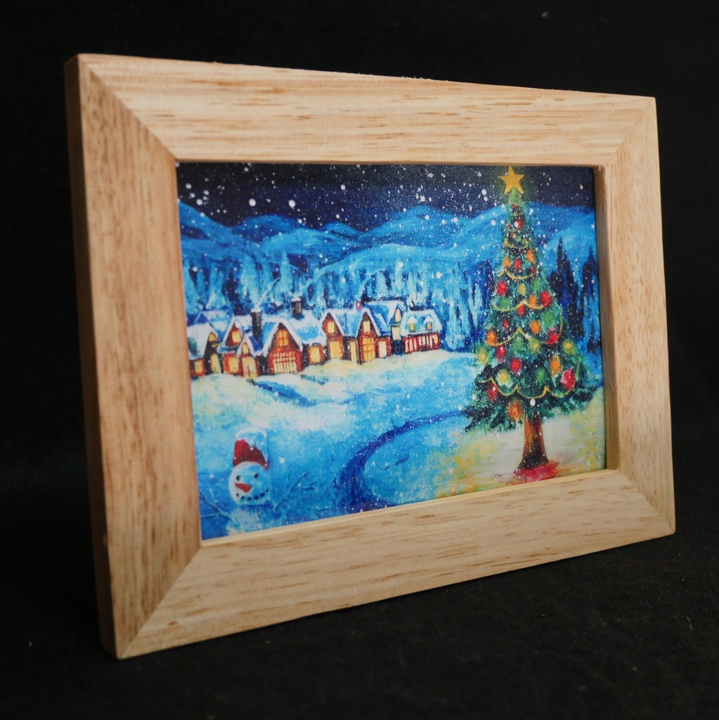 ポスターカード【クリスマス村】