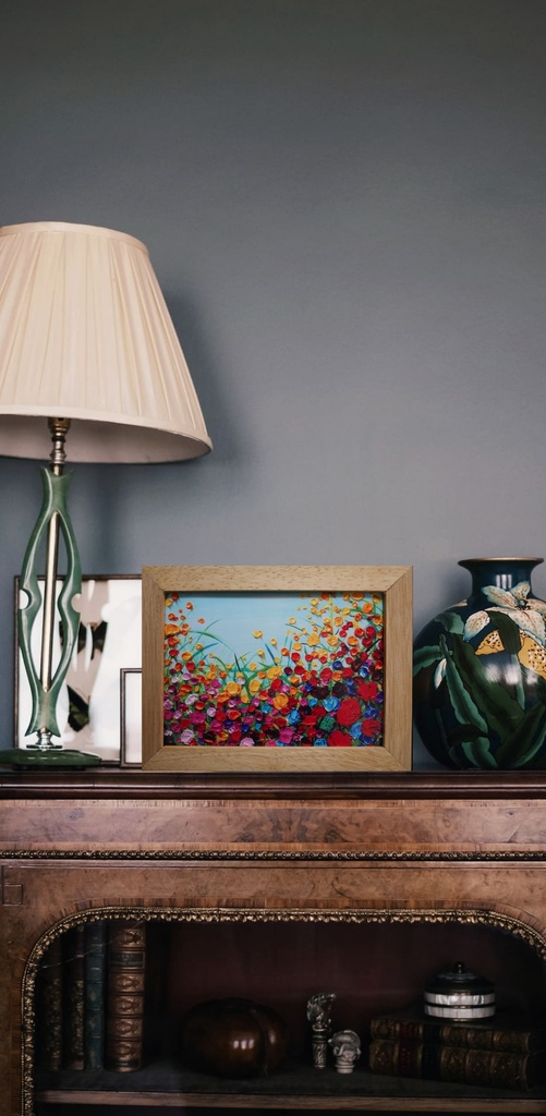 ポスターカード2L【野生のお花畑】