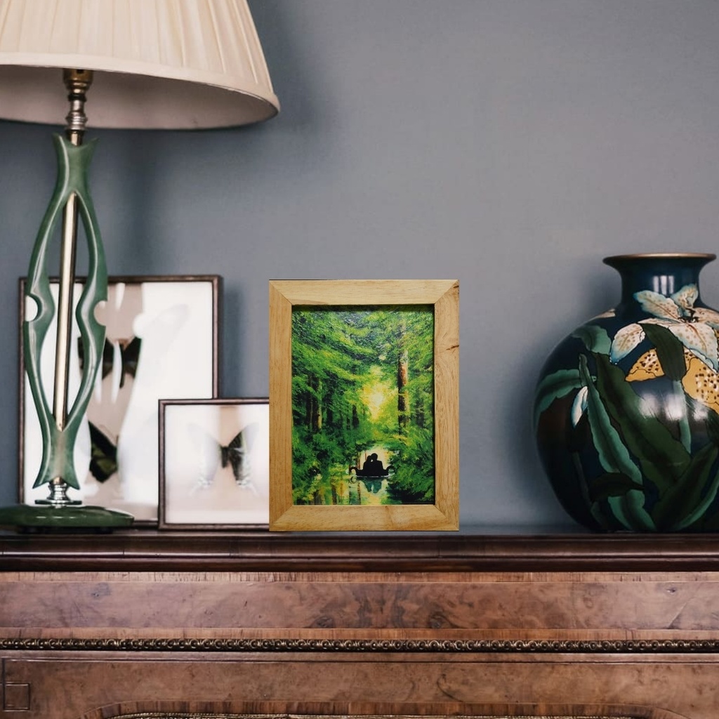 ポスターカード2L【緑の小舟に乗った恋人たち】