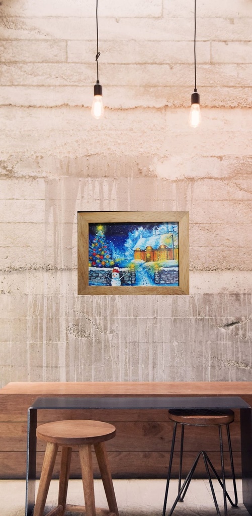 ポスターカード2L【クリスマスの夜】