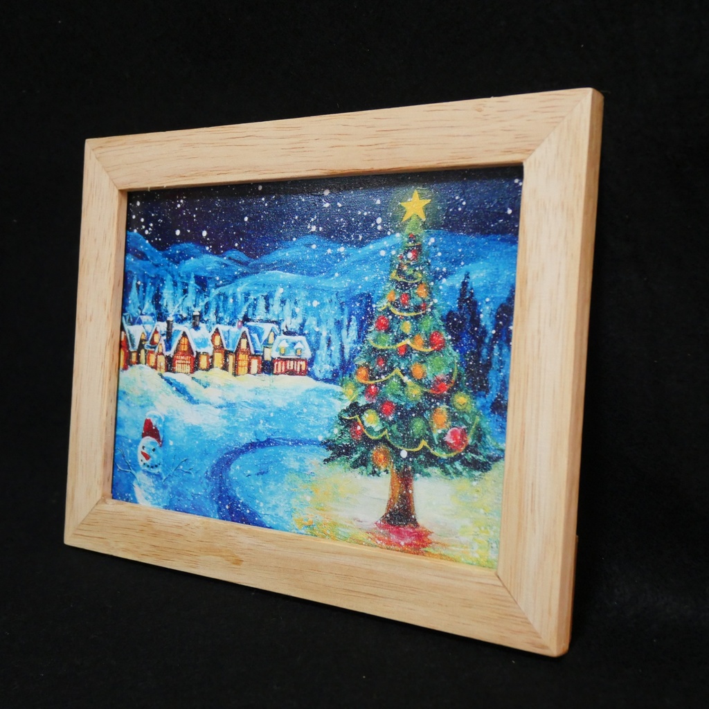 ポスターカード2L【クリスマス村】