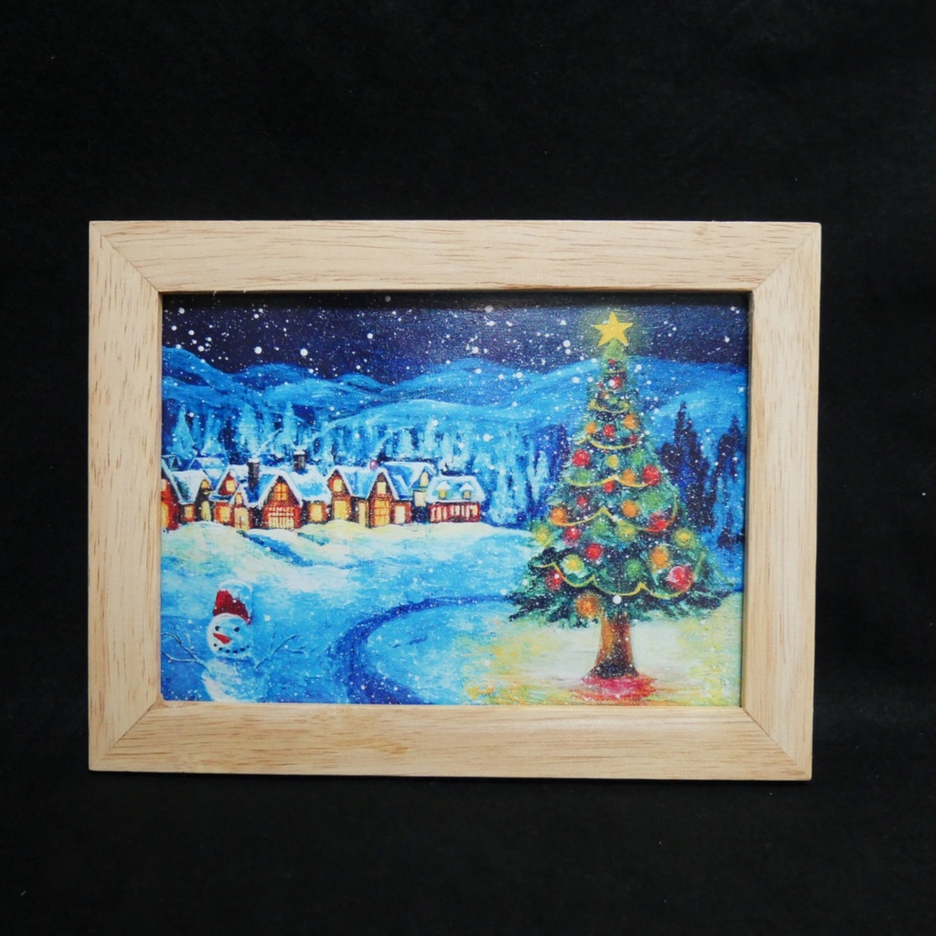 ポスターカード2L【クリスマス村】