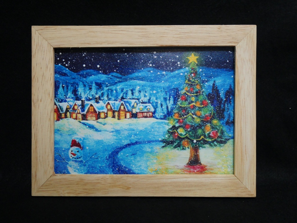 ポスターカード2L【クリスマス村】