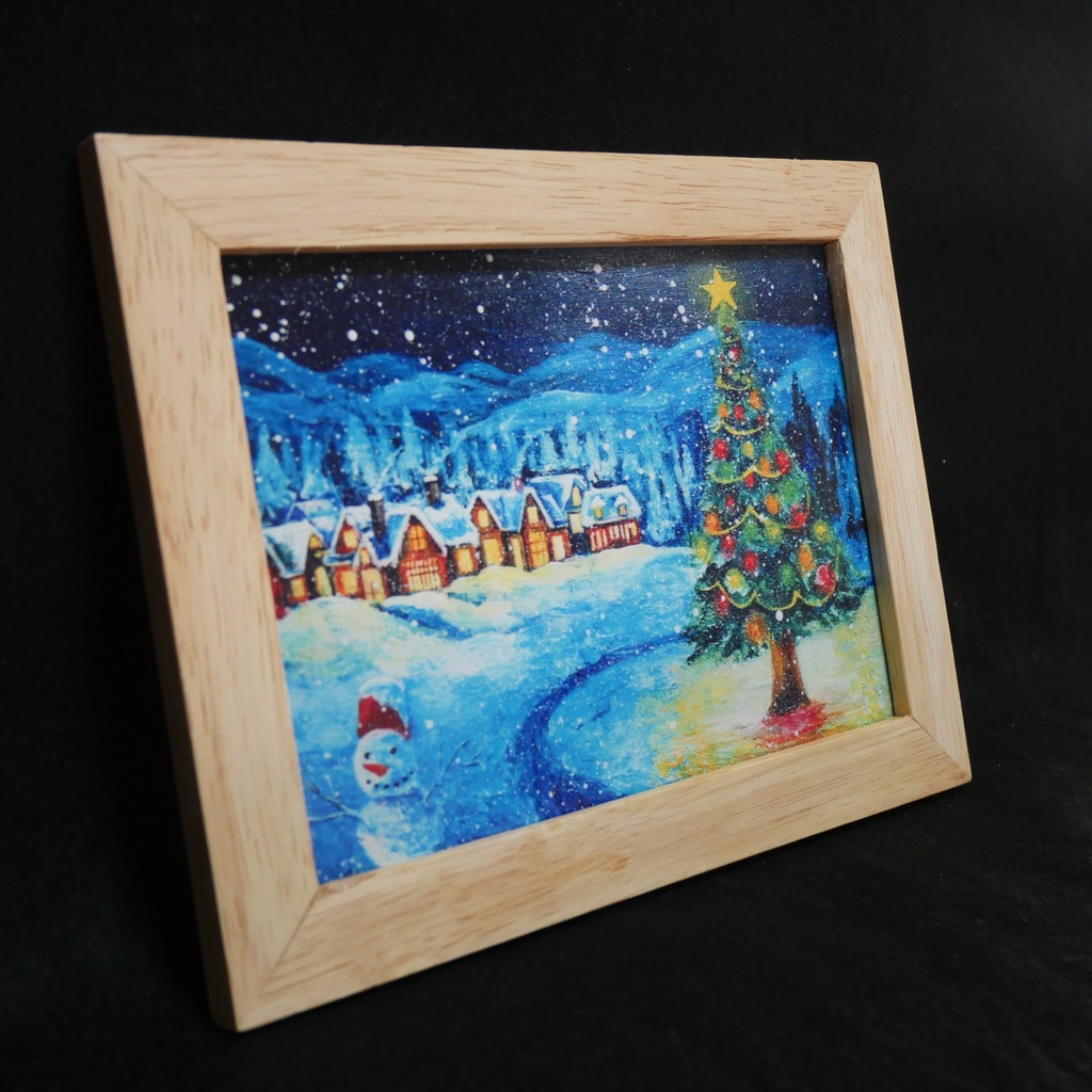 ポスターカード2L【クリスマス村】