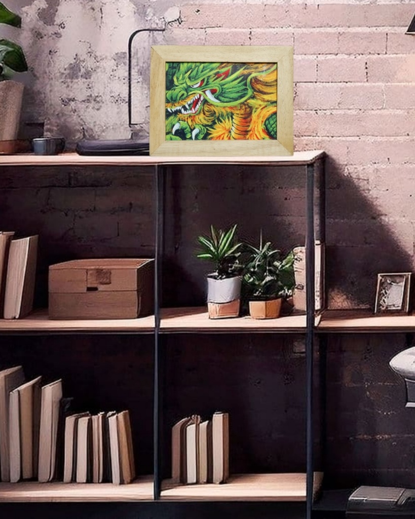 ポスターカード2L【緑龍】